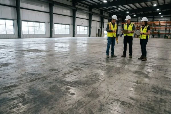 Decorative Quartz, Metallic Epoxy & Commercial Flooring Warren before