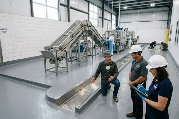 USDA & FDA Approved Food-Grade Floor Systems Warren project 5