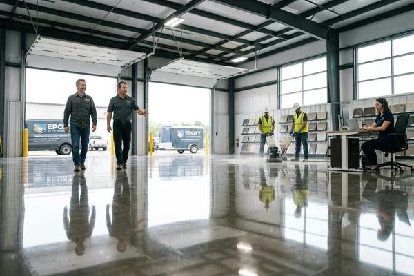 Polished Concrete Warren project 1