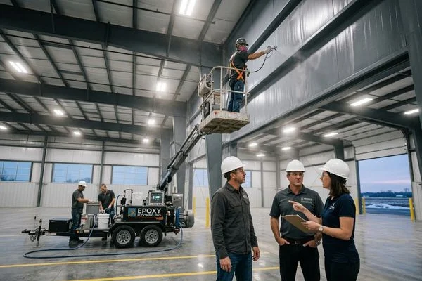 Industrial & Facility Wall Coating Services Warren project 1