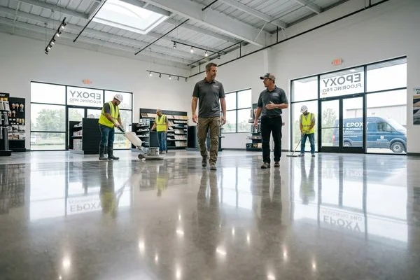 Polished Concrete Warren project 4