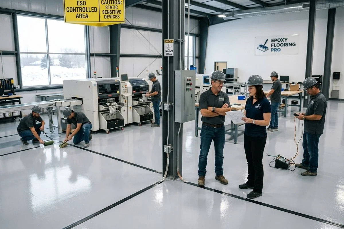 ESD & Conductive Flooring Systems Warren